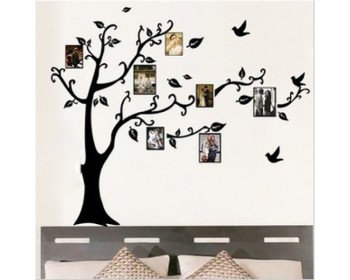 photo frames family tree wall decals