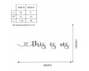 C'est nous Wall Decal